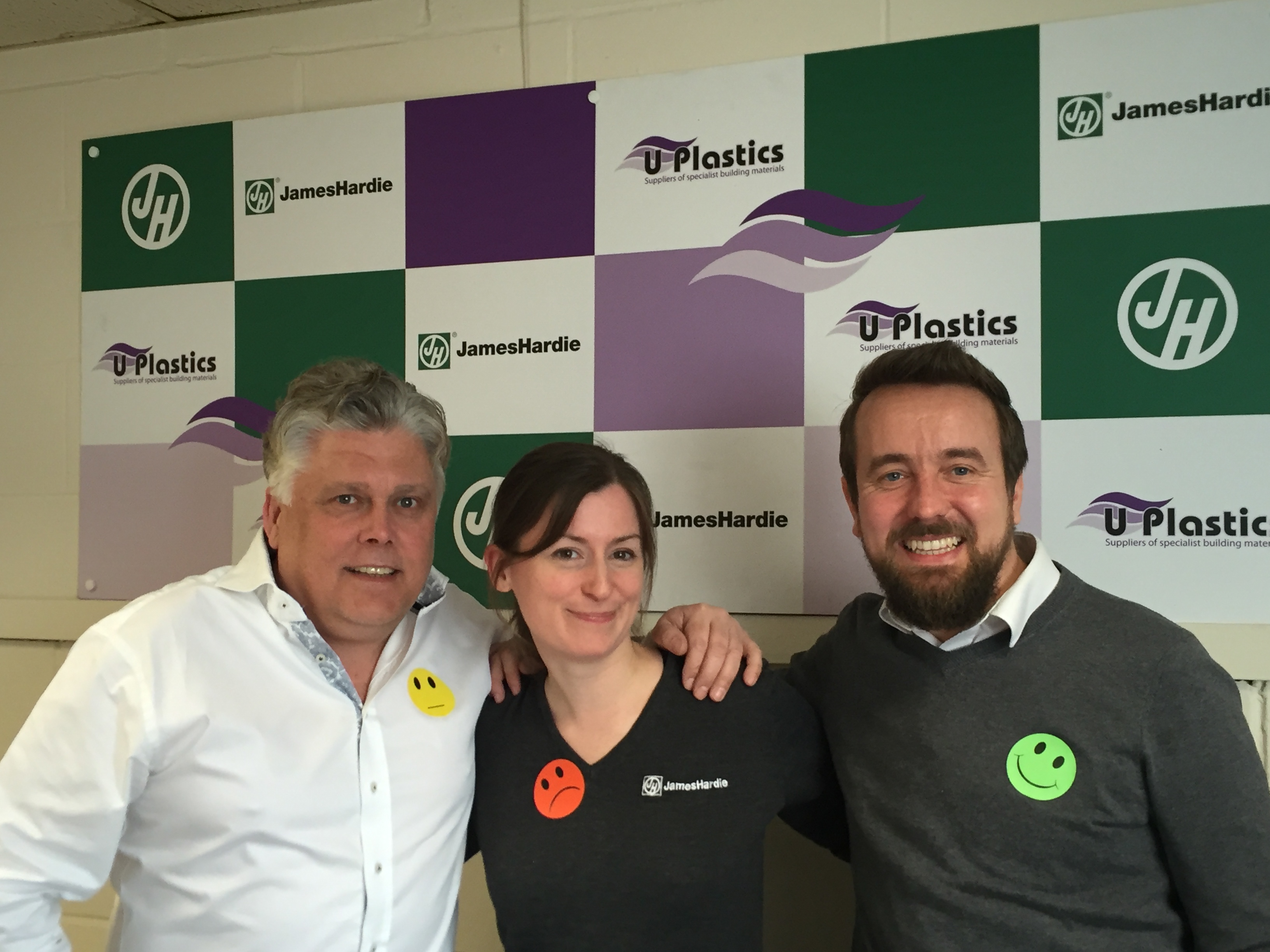 UPlastics & James Hardie, celebrating 10 years’ in business together!
