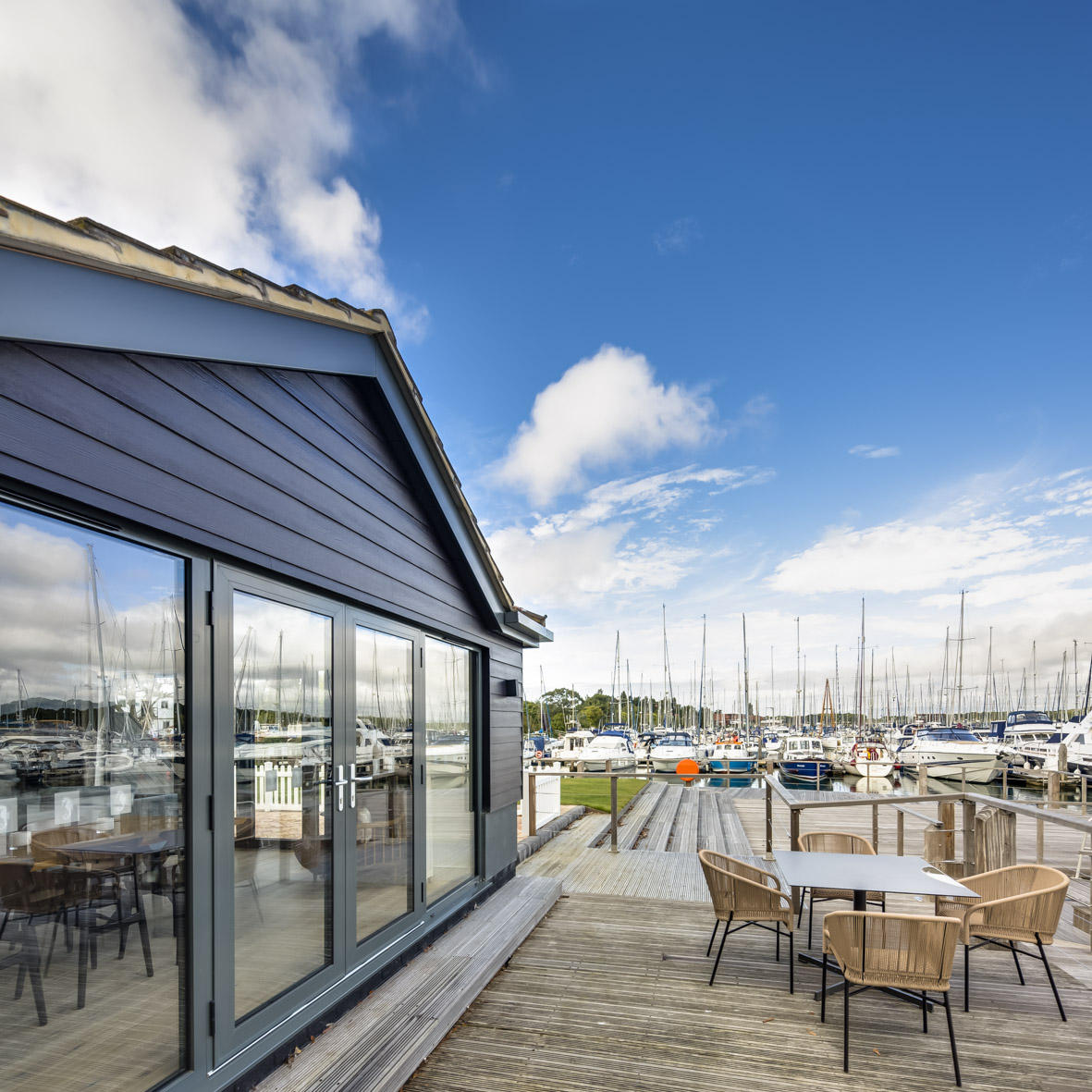 Hardie® Plank: Amiri Construction redesigns Salterns, Chichester Marina
