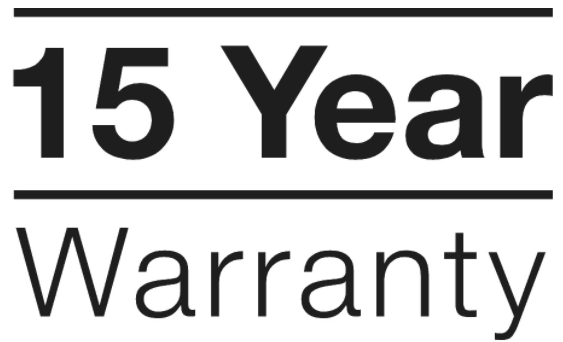 15 years warranty