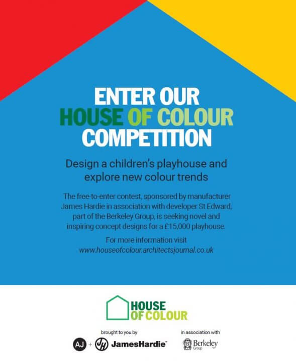 House of Colour competition launched by Architects Journal & James Hardie